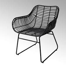 Aber was machen sie, wenn ihr badezimmer nicht harmonisiert ist? Armo Stuhl Outdoor Geeigent Metallgestell Schwarz Pulverbeschichtet Sitzschale Polyrattan Schwarz