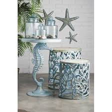 Birch Lane Mother Of Pearl End Table Wayfair Beach House Decor Beach Cottage Decor Cottage Decor