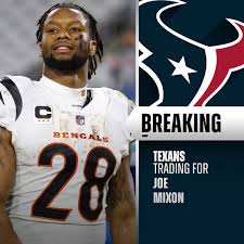NFL - Bengals to trade RB Joe Mixon to Texans. (via Ian Rapoport) | Facebook