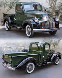 Image result for Chrome Green 1946 Truck