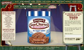 1 container dreyer's mint chocolate chip ice cream. Dreyer S Ice Cream Website On Behance