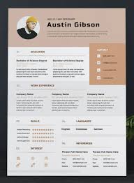 Resume Cv Template Vector Eps Ai Cv Template Resume Cv Resume