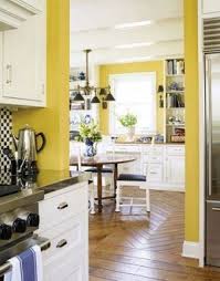 Yellow Kitchen Homey Kitchen Yellow Kitchen Designs Retro Kitchen