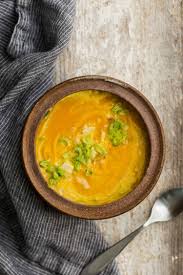 Turmeric Sweet Potato Soup With Coconut Naturally Ella Sweet Potato Soup Whole30 Soup Recipes Sweet Potato Recipes