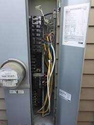 Is There A Problem In Your Circuit Box The Yellow And White Wire Inside The Panel Are Called Rome Home Electrical Wiring Electrical Panel Wiring Locker Storage