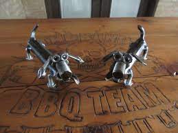Metal Dog Sculpture Little Dogs Big Personality Dog Etsy Dog Sculpture Scrap Metal Art Little Dogs