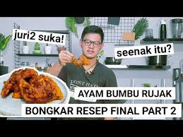 Kata ambengan berasal dari salah satu depot soto ayam bernama soto ayam pak sadi yang letaknya berada di jalan ambengan, surabaya. Resep Ayam Bumbu Rujak Jerry Final Masterchef Mci Youtube