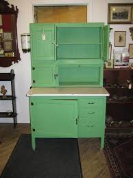 antique bakers cabinet with flour bin