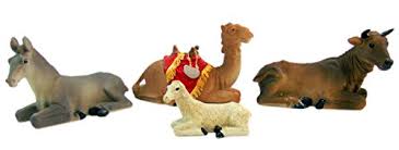 They are thrilled each christmas to get the new pieces. Bheii Collection Advent Nativity Animal Figurine Set Donkey Lamb Camel And Cow 6 Inches Long Buy Online In Dominica At Dominica Desertcart Com Productid 51318343
