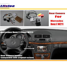 For Mercedes Benz E W211 E280 E300 E320 E55 E63 Car Rear View Back Up Reverse Camera Sets Rca Original Screen Compatible Benz E Mercedes Benz Benz