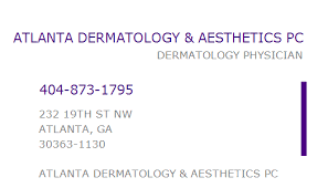 Atlanta dermatology & aesthetics, dr. 1154712958 Npi Number Atlanta Dermatology Aesthetics Pc Atlanta Ga Npi Registry Medical Coding Library Www Hipaaspace Com C 2022