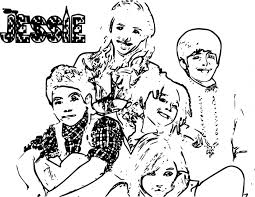 If you want colored (already filled with colors) jessie graphic to print then click print jessie coloring page (color). Jessie Coloring Pages From Disney Channel Ferrisquinlanjamal