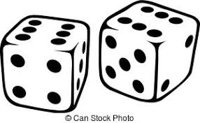 So illustrations like these, are about as close as i get to these sweet creatures. Dice Clipart Black And White 1 Clipart Station