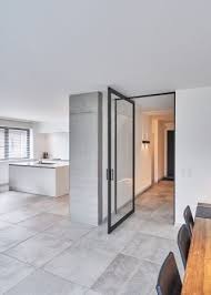 glazen taatsdeur met zwart steel look kader glazen deur binnendeuren stalen deuren
