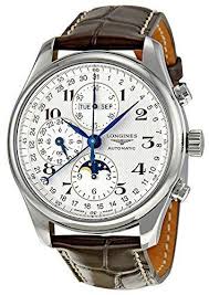 Longines Master Complications Automatic Chronograph Moonphase Stainless Steel Mens Watch L2 773 4 78 3 Http Www A Luks Saatler Erkek Saat Erkek Kol Saatleri