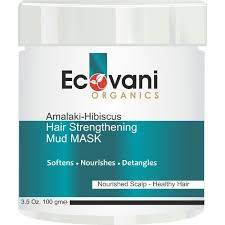 Strengthen weak hair by switching up your style. Buy Ecovani Organics Amalaki Hibiscus Hair Strengthening Mud Mask 100 G Online Purplle