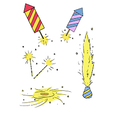 Candle drawing step by step. How To Draw Fireworks Really Easy Drawing Tutorial