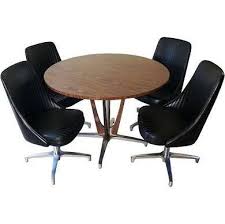 Check spelling or type a new query. Pre Owned 1969 Chromcraft Dinette Made By Chomcraft During The 60 S This Set Includes Four Swivel Bucket Seat Dinette Sets Dinette Chairs Dining Table Chairs