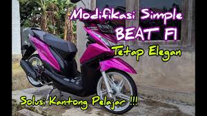 Modifikasi beat fi lampung tengah. Modifikasi Motor Beat Fi Kantong Pelajar Modifikasi Motor Terbaru 2021