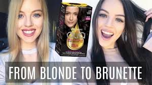 If you are not sure how your own hair will look after the. Going From Blonde To Brunette With Box Dye Youtube