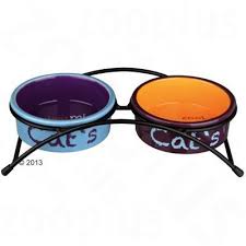Eat On Feet Duo De Comederos De Ceramica 2 X 03 Litros Yoelijoelprecio Com Med Bilder Keramikkskal Bowls Kattesenger