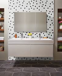 Check spelling or type a new query. Black And White Hexagon Matte Wall Tile Hexagon Backsplash Tile