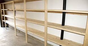 Those shelves may also fail to fit in the limited space available. Garage Shelf Plans Free Shelf Plans Build A Simple Mission Style Garage Shelving Plans Garage Storage Shelves Shelving