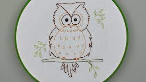 Row 1 (k1, p1) to end of row. Owain Owl Embroidery Pattern Super Mom No Cape