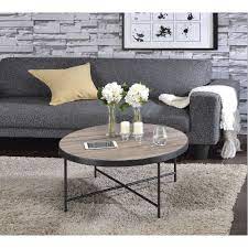 Elegance in its prime form. Union Rustic Coffee Table In Weathered Gray Oak Metal Wayfair