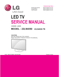 Lg 22ln4050 Service Manual Pdf Download Manualslib