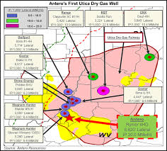 anteros first utica dray gas well location oil gas west