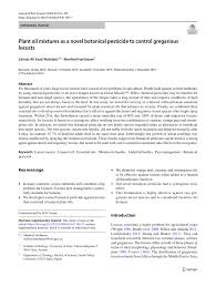 1182 lundry dr, simi valley (ca), 93065, united states. Pdf Plant Oil Mixtures As A Novel Botanical Pesticide To Control Gregarious Locusts