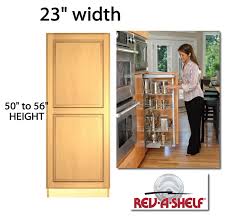This stylish cabinet is the perfect storage and organization solution for any room in your home. Pullout Pantry Cabinet 23 Wide 5743 Series