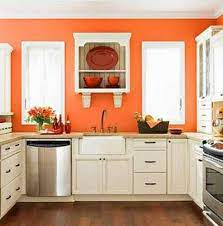 33 Ideas For Kitchen Colors For Walls Orange Open Shelving Kitchen Trends Kitchen Colors Kitchen Design