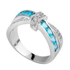 White Gold Sapphire Vintage Ring Jewelry Vintage Jewelry Brighton Jewelry