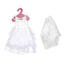 1 require dye count 24. Weiss P Prettyia Hochzeitskleid Brautkleid Mit Brautschleier Fur 18 Zoll Puppe Puppen Zubehor Spielzeug Suenaacampo Com