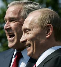 Bush-Putin meeting mixed with smile and ...
