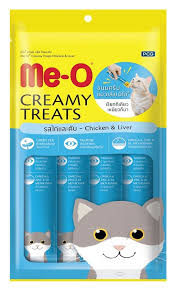Me O Creamy Treats Tavuklu Ve Cigerli Sivi Kedi Odulu 4 X 15 Gr Me O Kedi Odul Mamalari