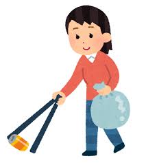 いろいろなゴミ拾いをする人のイラスト | かわいいフリー素材集 いらすとや