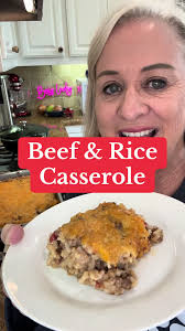 Faith Kitchen Beef and Rice Casserole