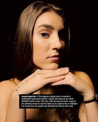 Serena Sundell featured in @voguemagazine. K-State Women's Basketball x WNBA