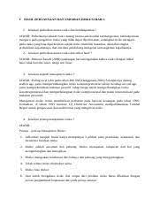 Check spelling or type a new query. Tugas 50 Soal Manris Docx Hasil Pertanyaan Dan Jawaban Diskusi Bab 1 1 Jelaskan Perbedaan Antara Risiko Dan Ketidakpastian Jawab Perbedaanya Adalah Course Hero