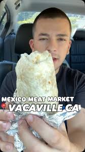 Mexico Meat Market, 📍Vacaville CA, Hunt for the best burrito brought me  around the corner from my house this time! Got a free other items, getting  from a meat market is always nice because you know ...