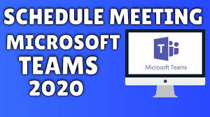 How To Schedule A Meeting In Microsoft Teams 2020 In 2020 Teams Microsoft Meet The Team
