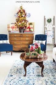 Simply put, you don't have enough space for a coffee table, side table, and a plethora of storage bins. Simple Christmas Decor Ideas Home Tour On Sutton Place