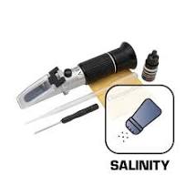 Refractometer Salinity (0-28% Salt / 0-32% Brix) with "ATC ...