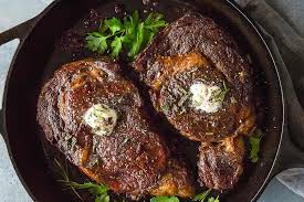 A pan is much cooler than a fire or electric element and so must heat the meat mostly by conduction. How To Cook A Perfect Cast Iron Skillet Steak Featured