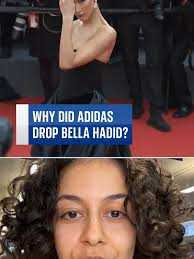 Adidas just dropped Bella Hadid from their latest campaign. Sky’s Yasmeen  ElTahan explains why. #bellahadid #adidas #adidasshoes