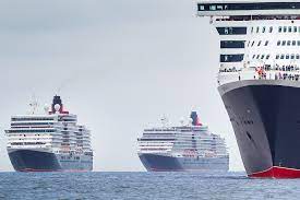 The Fabulous 3 Queens Pictured In Liverpool Image Thanks Cunardline Cunard Cruise Liverpool Cruise Ship Ocean Cruise Cruise Liner