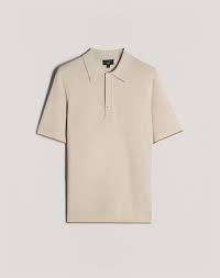 Fashion that is distinctive, effortless, and current. Men S Fawn Cotton Textured Tipping Ss Polo Dunhill De Online Store